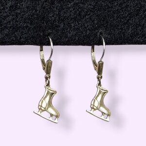 V. K&L German Dainty Figure Skating Earrings